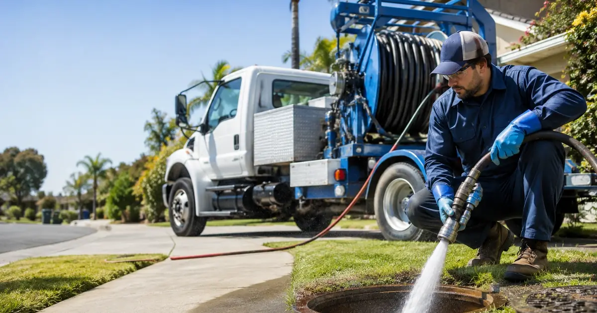 Hydro jet sewer cleaning Murrieta