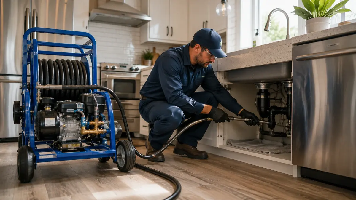Kitchen Drain Hydro Jetting in Murrieta