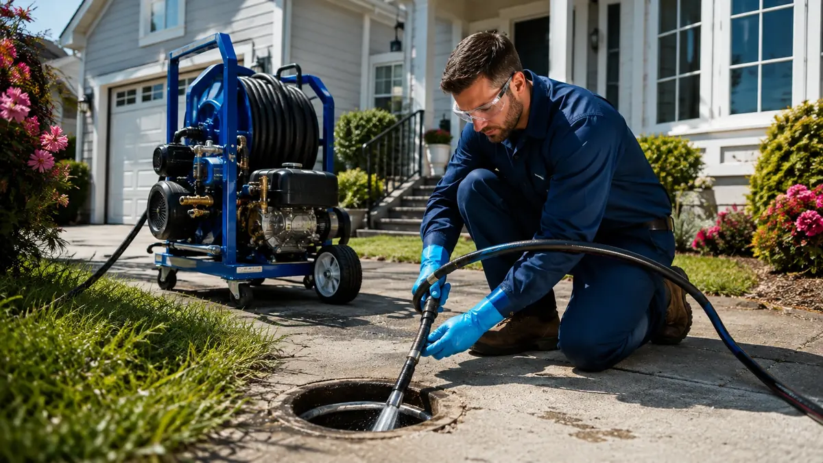 Residential Hydro Jet Drain Cleaning in Murrieta